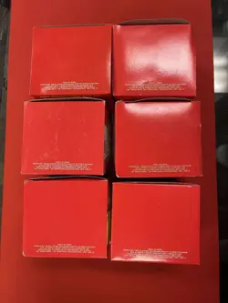 Pokemon 23k Gold Plated Card 1999 Burger King Complete Set RED With Bag & Flyer - Image 4