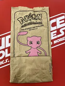 Pokemon 23k Gold Plated Card 1999 Burger King Complete Set RED With Bag & Flyer - Image 5