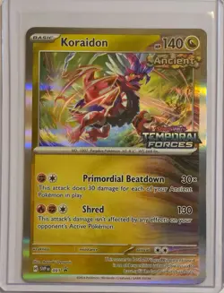 Pokemon TCG Koraidon SVP 091 Black Star Promos Holo & Bonus Card - Image 2