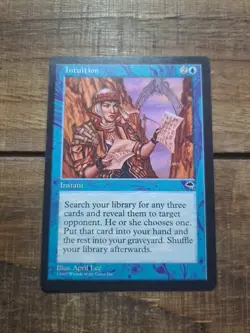 NM Intuition Tempest Mtg Magic the Gathering - Image 1