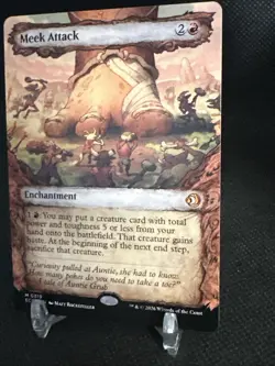 MTG Meek Attack Showcase Regular Lorwyn Eclipsed Magic the Gathering - Image 2