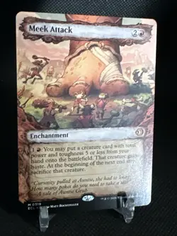 MTG Meek Attack Showcase Regular Lorwyn Eclipsed Magic the Gathering - Image 3