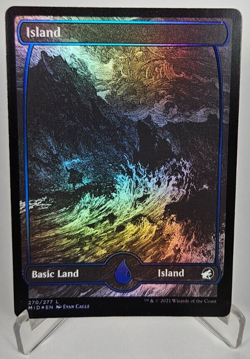 Island Foil (270) Full Art Innistrad: Midnight Hunt MID MTG Magic - Image 1
