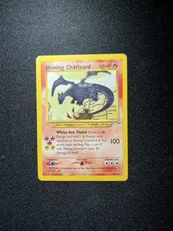 Shining Charizard - 107/105 - Pokemon Neo Destiny Unlimited Holo Rare WOTC MP - Image 1