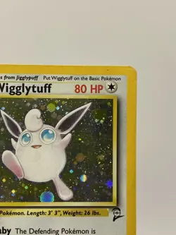 1999 Pokemon Wigglytuff 19/130 Base Set 2 Holo Rare WOTC Vintage MP - Image 5