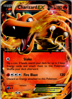 Charizard EX - 11/106 - Pokemon Flashfire XY Ultra Rare Card VLP - Image 1