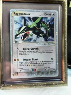 Rayquaza ex 97/97 Dragon Holo Ultra Rare Foil Pokemon TCG Nintendo LP - Image 1