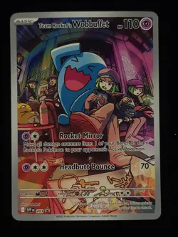 Rocket's Wobbuffet 203 Pokemon Scarlet & Violet Promo 🔥 - Image 1