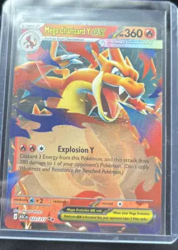 Pokemon Mega Charizard Y Ex Mega Evolutions- Ascended Heros 022/217 NM - Image 1