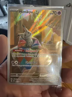 Pokemon TCG Mimikyu Scarlet & Violet Promo Card 075/Promo still sealed - Image 1