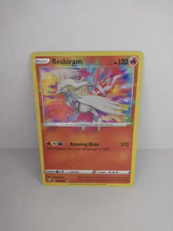 Reshiram 17/72 Pokemon TCG Sword & Shield Shining Fates Amazing Rare NM - Image 1