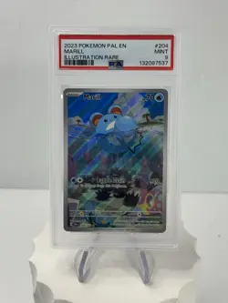 PSA 9 Marill 204/193 Paldea Evolved Illustration Rare Pokemon - Image 1