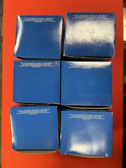 Pokemon 23k Gold Plated Card 1999 Burger King Complete Set BLUE With Bag - Image 3