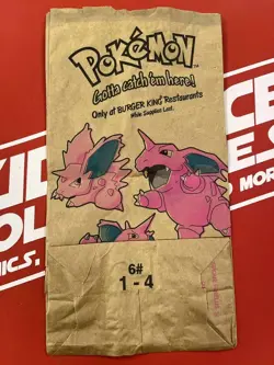 Pokemon 23k Gold Plated Card 1999 Burger King Complete Set BLUE With Bag - Image 5