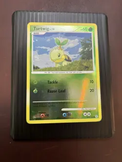 Pokemon Turtwig Reverse Holo 103/130 DP Diamond & Pearl LP - Image 2