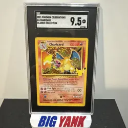 Pokemon Celebrations 25th Classic Collection Charizard 4/102 SGC 9.5 - Image 1