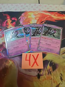[4x Playset] Munkidori 044/131 Sv: Prismatic Evolutions Pokemon TCG HOLO - Image 1
