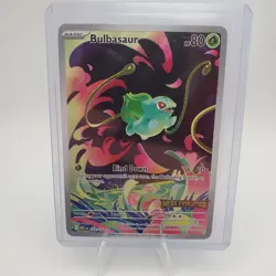 2025 Pokemon Mega Evolution Stamped Bulbasaur Promo #133/132 NM - Image 3