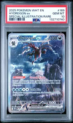 PSA 10 GEM MINT - Hydreigon ex - Pokemon TCG - White Flare WHT EN - SIR 169/086 - Image 3