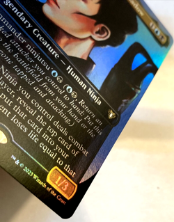 MTG Yuriko, the Tiger's Shadow BORDERLESS FOIL Commander Masters 0690 NM - Image 3