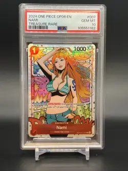 2024 One Piece OP06 ST01-007 (TR) Treasure Rare Nami PSA 10/10 💎Gem Mint!!💎 - Image 1