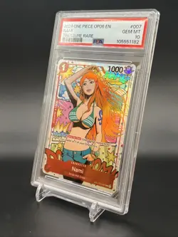 2024 One Piece OP06 ST01-007 (TR) Treasure Rare Nami PSA 10/10 💎Gem Mint!!💎 - Image 3