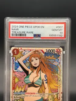 2024 One Piece OP06 ST01-007 (TR) Treasure Rare Nami PSA 10/10 💎Gem Mint!!💎 - Image 4