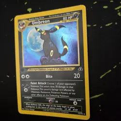 2001 1ST EDITION Neo Discovery Umbreon 13/75 Holo Foil Pokemon WOTC Moonbreon - Image 2