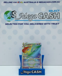 Pokemon Go Sword & Shield Dragonite VStar Rainbow Secret Rare 081/078 - Image 1