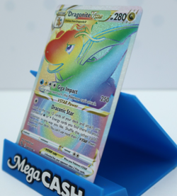 Pokemon Go Sword & Shield Dragonite VStar Rainbow Secret Rare 081/078 - Image 3