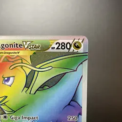 Dragonite VSTAR (Secret) Secret Rare Pokemon GO 081/078 NM - Image 3