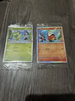 Pokemon Card TCG Fuecoco SVP 192 Sprigatito 191 Horizons Promo Cards New SEALED - Image 1