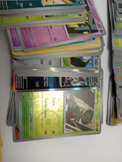 Large Bundle of Pokemon Cards with Pokeball Case and Tin - Mixed Types - Image 4