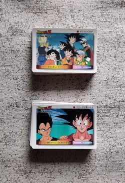 Dragon ball carddass Amada PP card regular part 23 & 24 reg carte full set 72/72 - Image 1