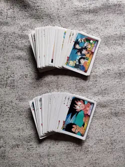 Dragon ball carddass Amada PP card regular part 23 & 24 reg carte full set 72/72 - Image 2