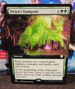 magic the gathering - Vivien's Stampede - Sorcery - Rare - Green - Forest - Image 1