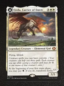 MTG Lorwyn Eclipsed Eirdu, Carrier of Dawn 0013 NM Mythic - Image 1