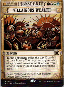 Magic the Gathering Villainous Wealth Breaking News MTG Free Shipping! - Image 1