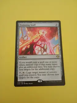 Mtg NM (Near Mint) Twinning Staff Commander 2020 Regular. - Image 1