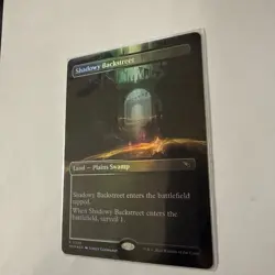 Shadowy Backstreet (Borderless) MTG Murders at Karlov Manor Foil NM - Image 2