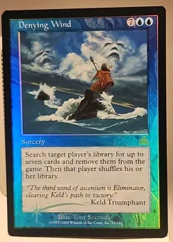 Mtg 🔥 Denying Wind 🔥 MT/NM Prophecy 🌟 RARE FOIL 🌟 Magic The Gathering - Image 2