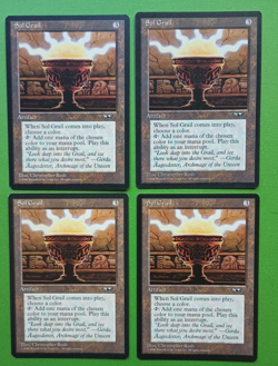 Magic the Gathering MTG Alliances SOL GRAIL X 4 NM U 1996 NICE! - Image 1