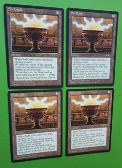 Magic the Gathering MTG Alliances SOL GRAIL X 4 NM U 1996 NICE! - Image 3