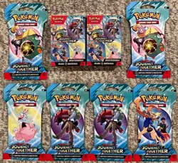 Lot of 2 Pokemon TCG Journey Together Booster Bundle Box + Sleeved Packs Sealed - Image 1