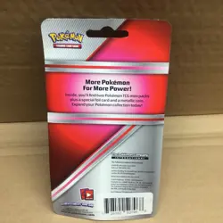 Pokemon TCG Machamp Holo Promo Lost Thunder Checklane Blister Pk w/2 Mini Packs - Image 3