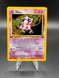 Pokemon Jungle Mr. Mime 1st Edition Holo - Image 1