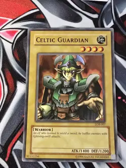 Yugioh: Celtic Guardian - LOB-007 - Super Rare - Unlimited - MP - Image 1