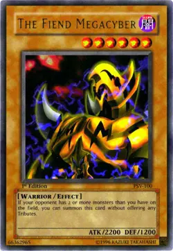 The Fiend Megacyber PSV-100 - Ultra Rare - Lightly Played Unlimited YuGiOh! TCG - Image 1