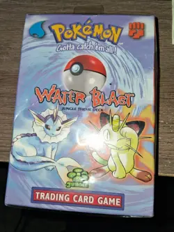 Pokemon Water Blast Jungle Theme Deck Factory Sealed WOTC 1999 Trading Card Game - Image 1