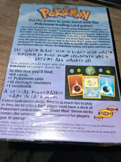 Pokemon Water Blast Jungle Theme Deck Factory Sealed WOTC 1999 Trading Card Game - Image 2
